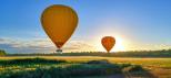热气球-亚瑟顿高原-倾城-飞行-朝阳